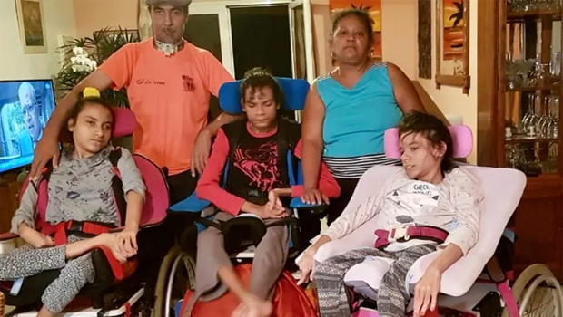 Famille Gonthier-Sala - enfants - polyhandicapés - dons - malades - solidarité - cagnotte