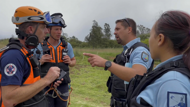 Parachutistes portés disparus - Grand Coude - St-Joseph - PGHM - Gendarmerie 