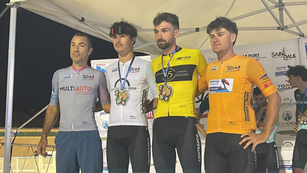 Tour Cycliste Antenne Réunion : l’équipe Centrakor gagne le prologue, C. Couture portera le maillot jaune pour la 1ère étape