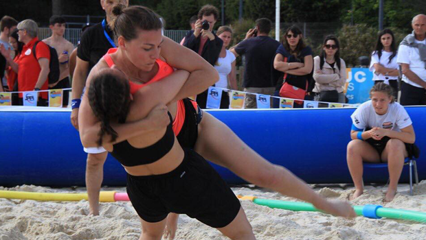 Beach wrestling - championnat 2019 - Juliette Rondet