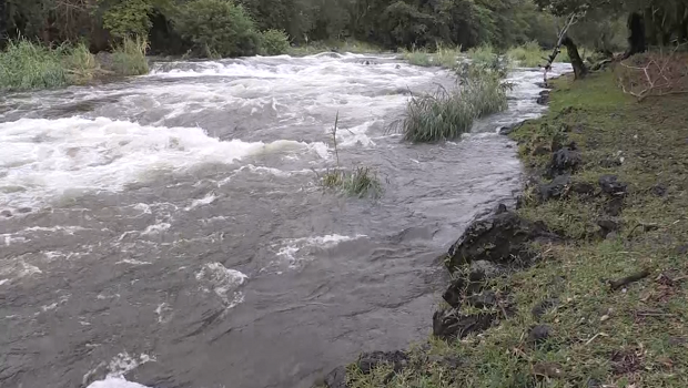 Rivière en crue - St Joseph - Fortes pluies 