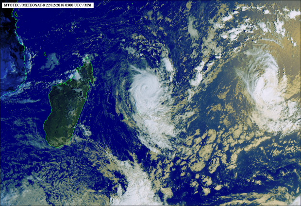 Cilida - cyclone intense - La Réunion 