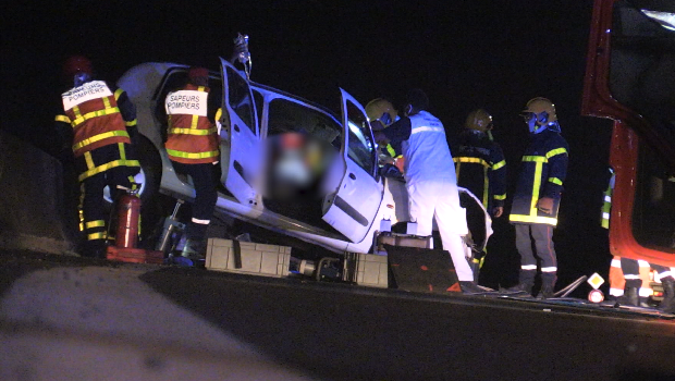 Accident - Saint-André - Voiture à contre-sens