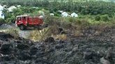 Feu au Brûlé : les pompiers en reconnaissance ce matin