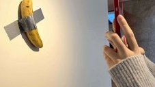 Insolite : une banane posée sur un mur, mise en vente autour d'un million de dollars 