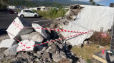 Saint-Joseph : le mur du cimetière du Butor endommagé 